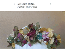 Tablet Screenshot of monicalunabisuteriaycomplementos.blogspot.com