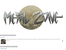 Tablet Screenshot of metalzonelahontedumetal.blogspot.com