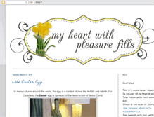 Tablet Screenshot of myheartwithpleasurefills.blogspot.com