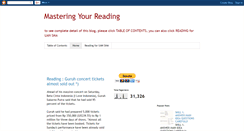 Desktop Screenshot of mastering-reading.blogspot.com