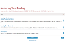 Tablet Screenshot of mastering-reading.blogspot.com