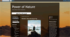 Desktop Screenshot of powernatureblog.blogspot.com