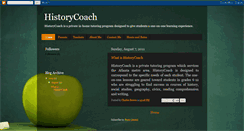 Desktop Screenshot of histcoach.blogspot.com