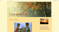 Desktop Screenshot of luzapacible.blogspot.com