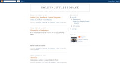 Desktop Screenshot of goldenivyfeedback.blogspot.com