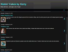 Tablet Screenshot of kickincakes.blogspot.com