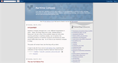 Desktop Screenshot of maritimecompass.blogspot.com