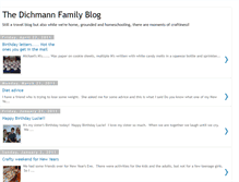 Tablet Screenshot of dichmannfamilyblog.blogspot.com