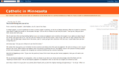 Desktop Screenshot of catholicinmn.blogspot.com