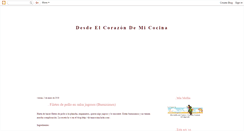 Desktop Screenshot of desdeelcorazondemicocina.blogspot.com