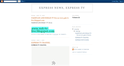 Desktop Screenshot of express-news-channel.blogspot.com
