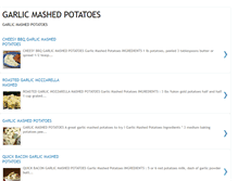 Tablet Screenshot of garlic-mashed-potatoes.blogspot.com