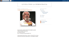 Desktop Screenshot of luchaporlademocracia1.blogspot.com