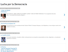 Tablet Screenshot of luchaporlademocracia1.blogspot.com