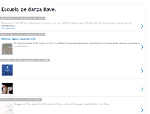 Tablet Screenshot of danzaravel.blogspot.com
