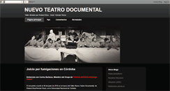 Desktop Screenshot of nuevoteatrodocumental.blogspot.com