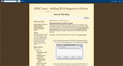 Desktop Screenshot of jalview-rnasupport.blogspot.com