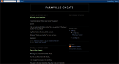 Desktop Screenshot of farmvillecheatstut.blogspot.com