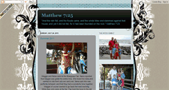 Desktop Screenshot of matthew7vs25.blogspot.com
