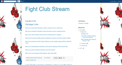 Desktop Screenshot of fightclubstream.blogspot.com