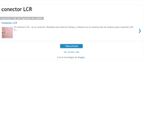 Tablet Screenshot of conectorlcr.blogspot.com