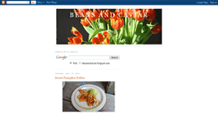 Desktop Screenshot of beansandcaviar.blogspot.com