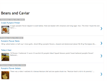 Tablet Screenshot of beansandcaviar.blogspot.com