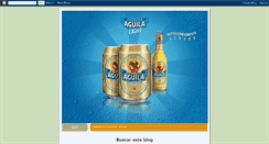 Desktop Screenshot of cervezaaguilalight.blogspot.com