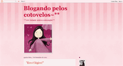 Desktop Screenshot of blogandopeloscotovelos.blogspot.com