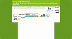 Desktop Screenshot of chiprohairdryer.blogspot.com