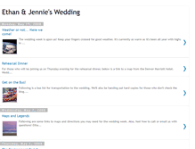 Tablet Screenshot of clarkeclarkwedding.blogspot.com