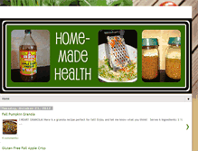 Tablet Screenshot of home-madehealth.blogspot.com