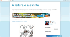 Desktop Screenshot of leituraescritaalunos.blogspot.com