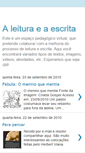 Mobile Screenshot of leituraescritaalunos.blogspot.com