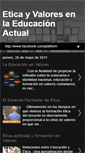 Mobile Screenshot of eticayvalores-edcucacionsuperior.blogspot.com