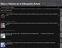 Tablet Screenshot of eticayvalores-edcucacionsuperior.blogspot.com