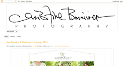 Desktop Screenshot of christinebonnivierphotography.blogspot.com