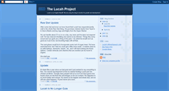 Desktop Screenshot of lucahproject.blogspot.com