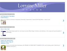 Tablet Screenshot of lorrainemillerdesign.blogspot.com