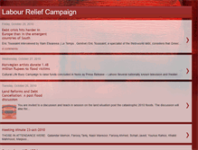 Tablet Screenshot of labourreliefcampaign.blogspot.com