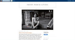 Desktop Screenshot of frontporchliving.blogspot.com