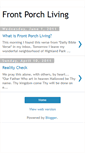 Mobile Screenshot of frontporchliving.blogspot.com