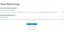 Tablet Screenshot of frontporchliving.blogspot.com