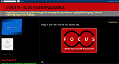 Desktop Screenshot of focuskannur.blogspot.com