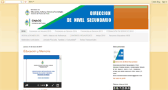 Desktop Screenshot of direcciondenivelsecundario.blogspot.com
