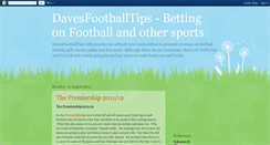 Desktop Screenshot of davesfootballtips.blogspot.com