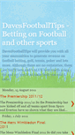 Mobile Screenshot of davesfootballtips.blogspot.com