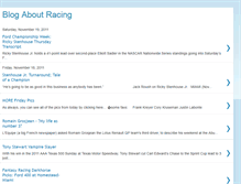 Tablet Screenshot of blogaboutracing.blogspot.com