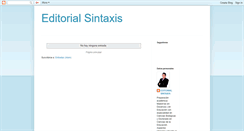 Desktop Screenshot of esintaxis.blogspot.com