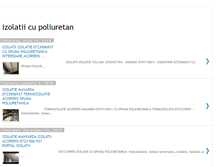 Tablet Screenshot of izolatiicupoliuretan.blogspot.com
